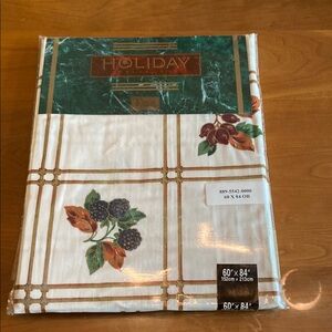 Acorns and Berries Tablecloth.  Inspired by nature.